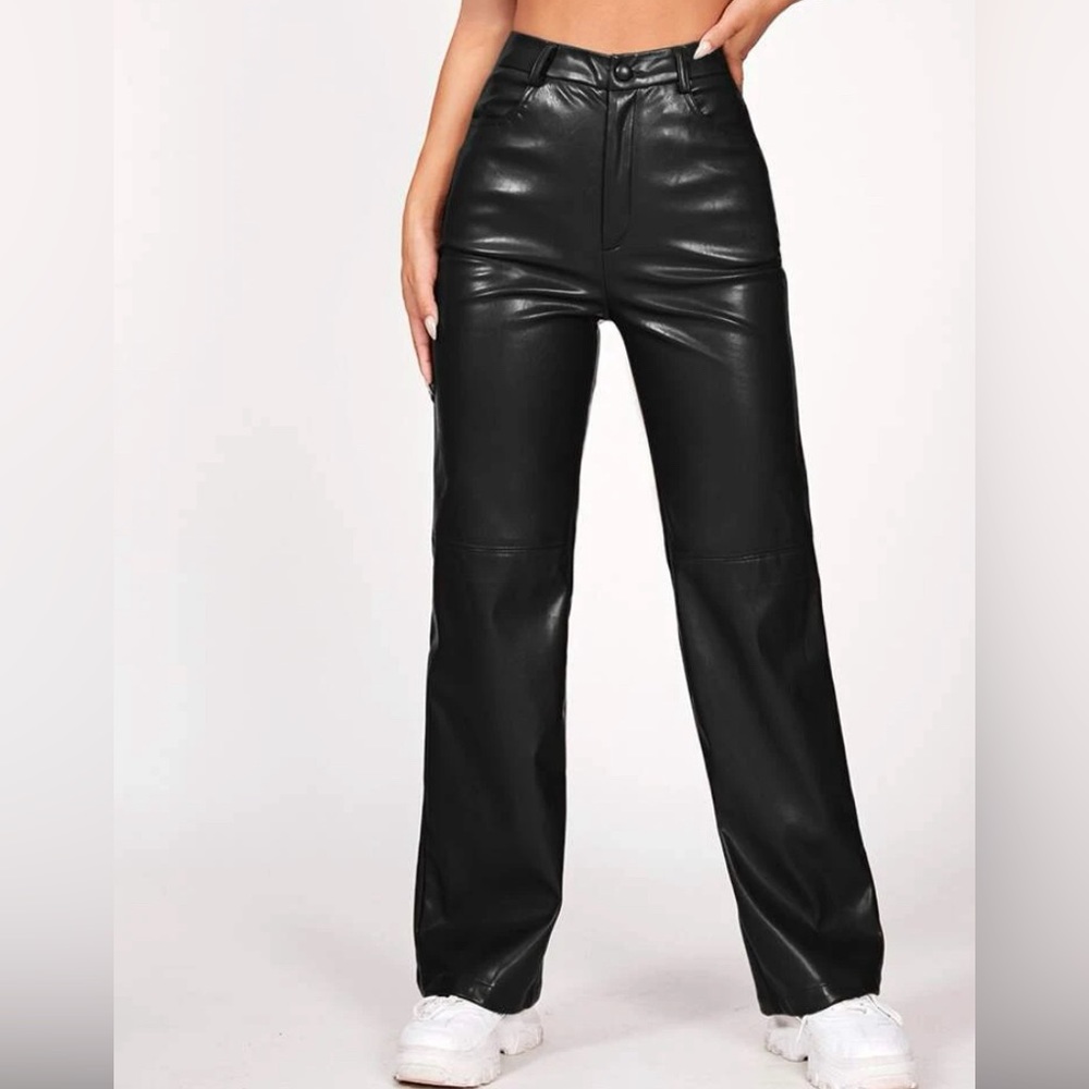 Shein leather pants